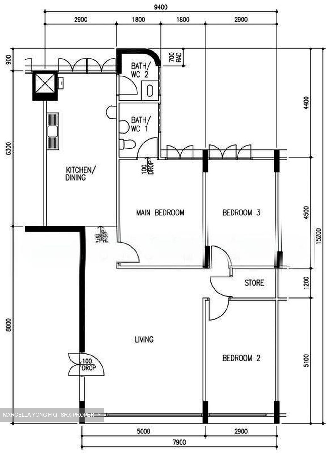 Blk 337 Hougang Avenue 7 (Hougang), HDB 4 Rooms #622255701